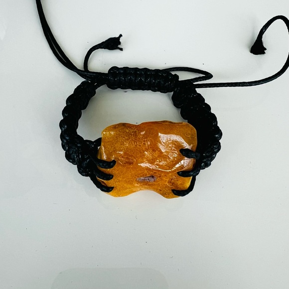 A precious, healing Bracelet X made of Baltic amber - Picture 6 of 12